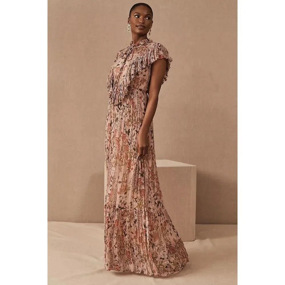 Anthropologie BHLDN Jessica Floral Maxi Dress
